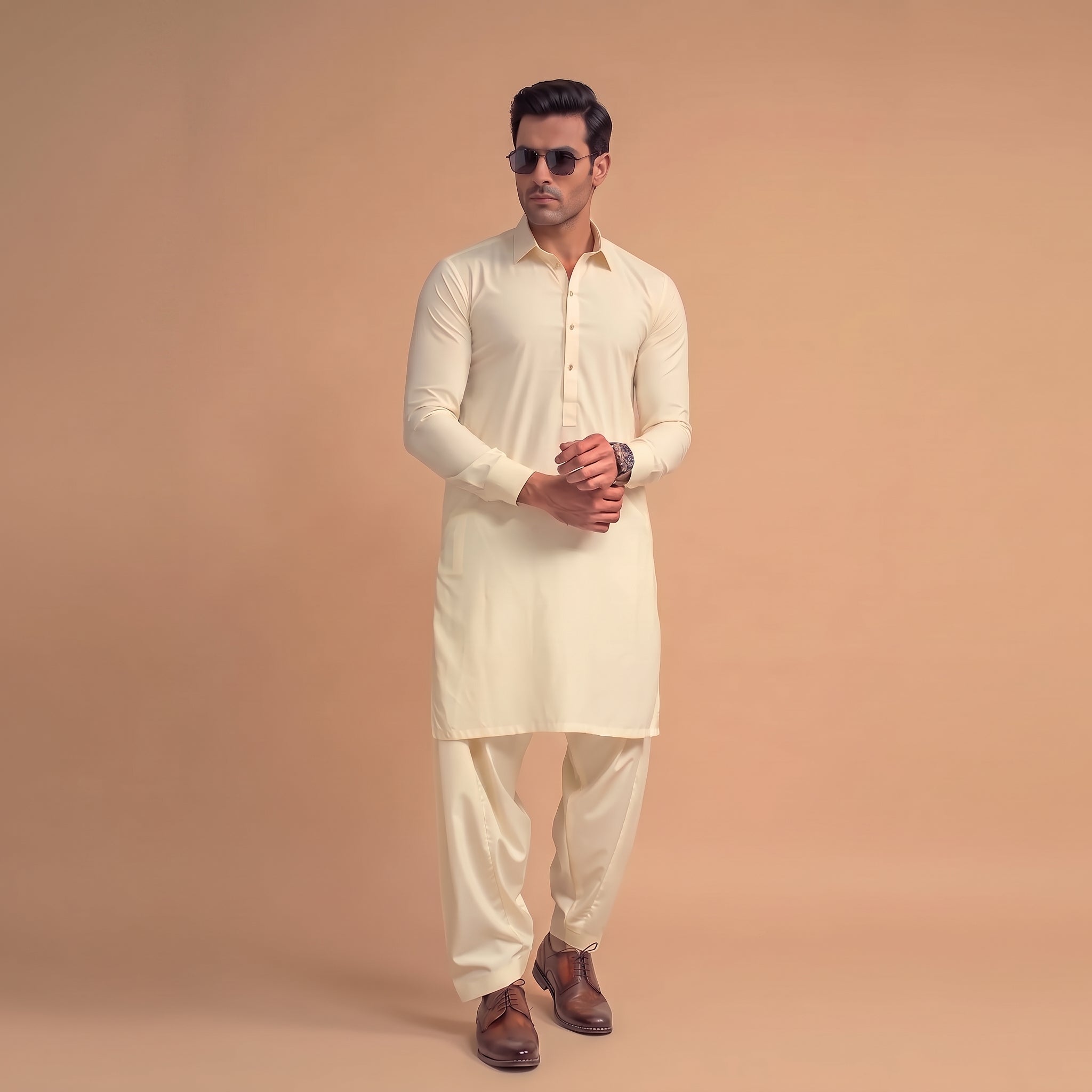 Prime Boski — Royal Cream (Stitched Suit)