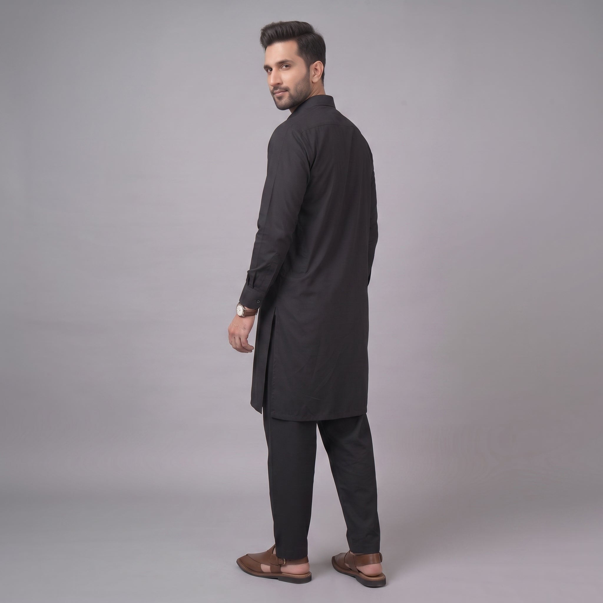 Prime Boski — Coal Black (Stitched Suit)