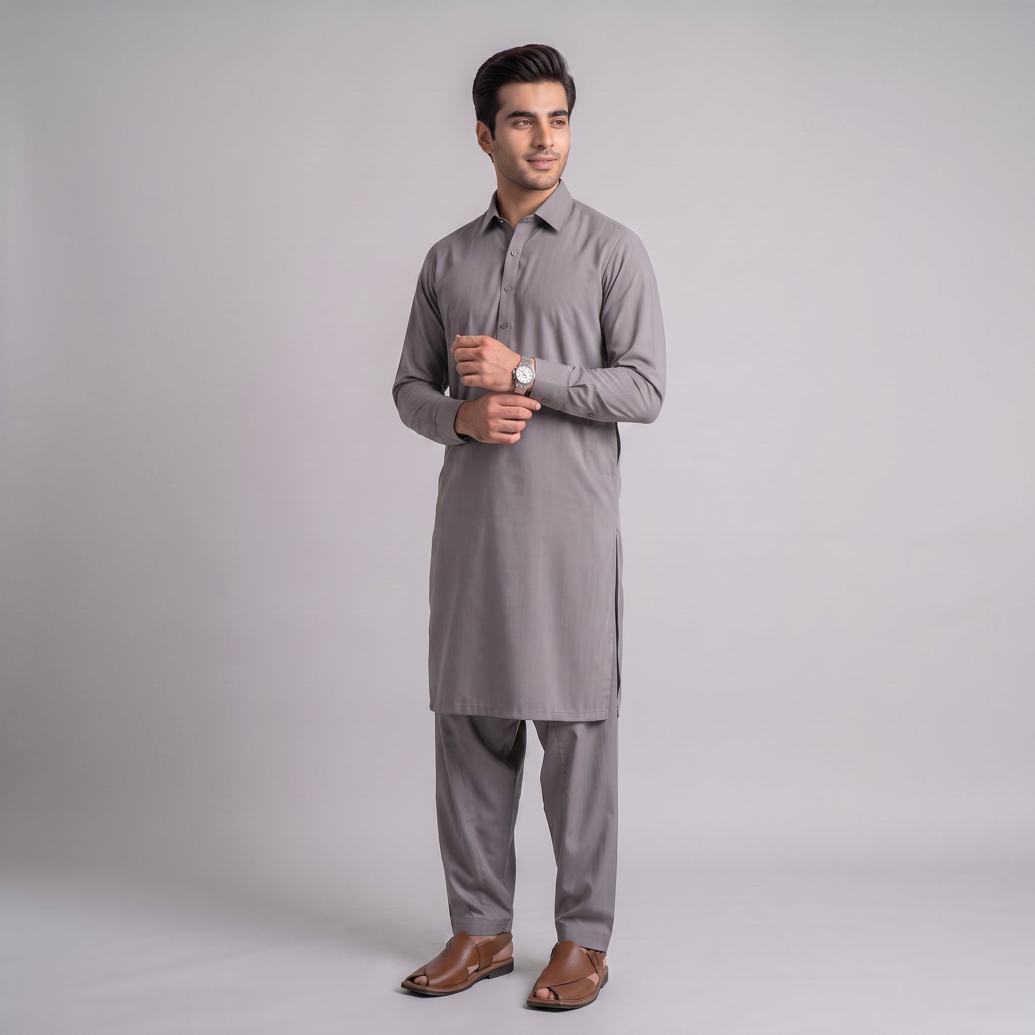 Prime Boski — Slate Gray (Stitched Suit)