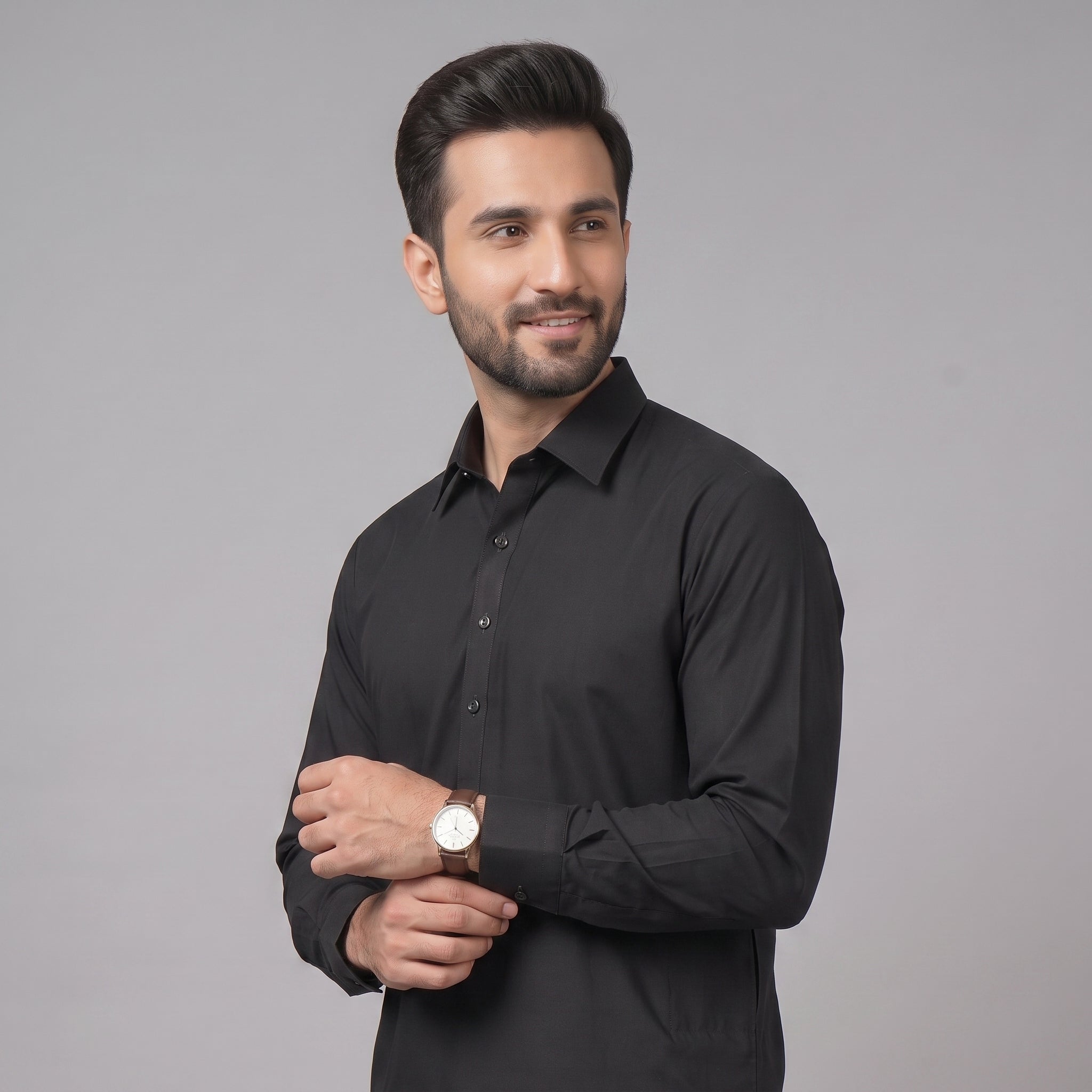 Prime Boski — Coal Black (Stitched Suit)