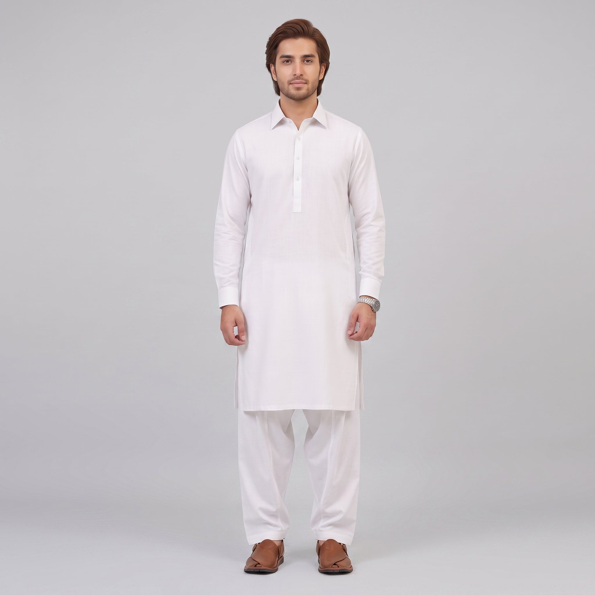 Prime Boski — Pearl White (Stitched Suit)
