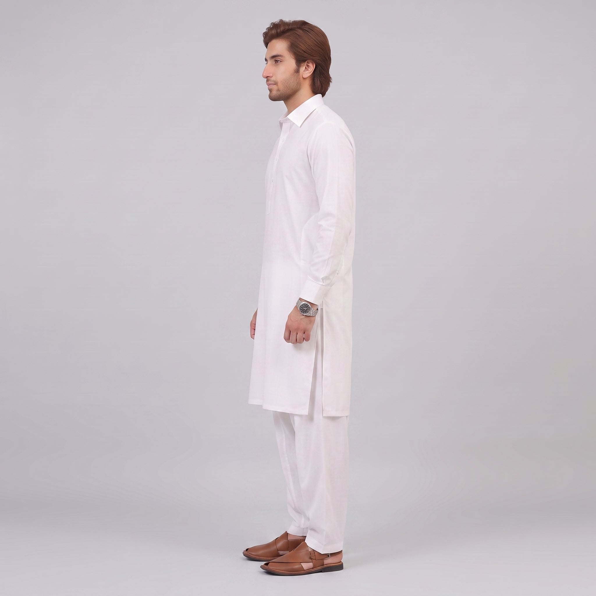Prime Boski — Pearl White (Stitched Suit)