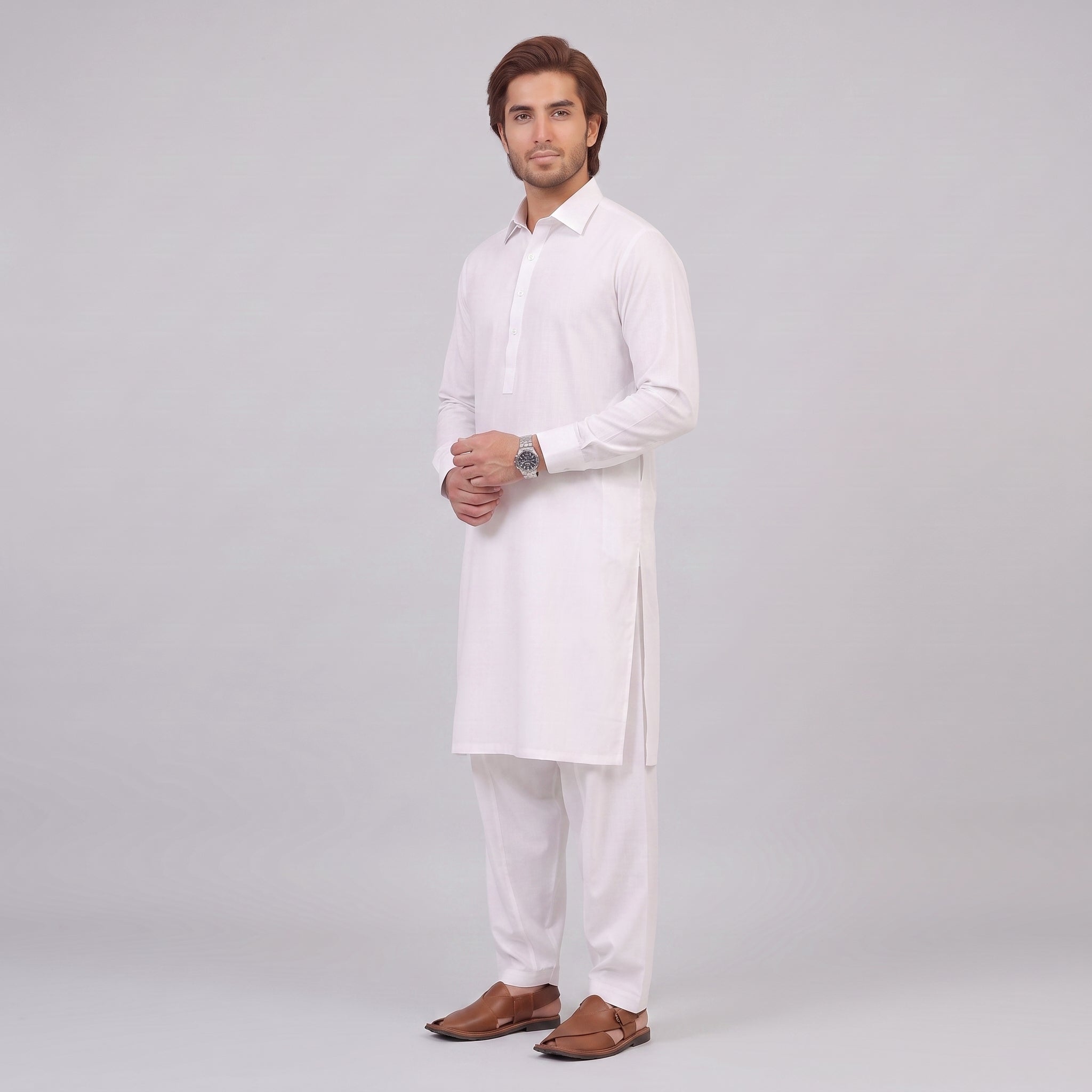 Prime Boski — Pearl White (Stitched Suit)