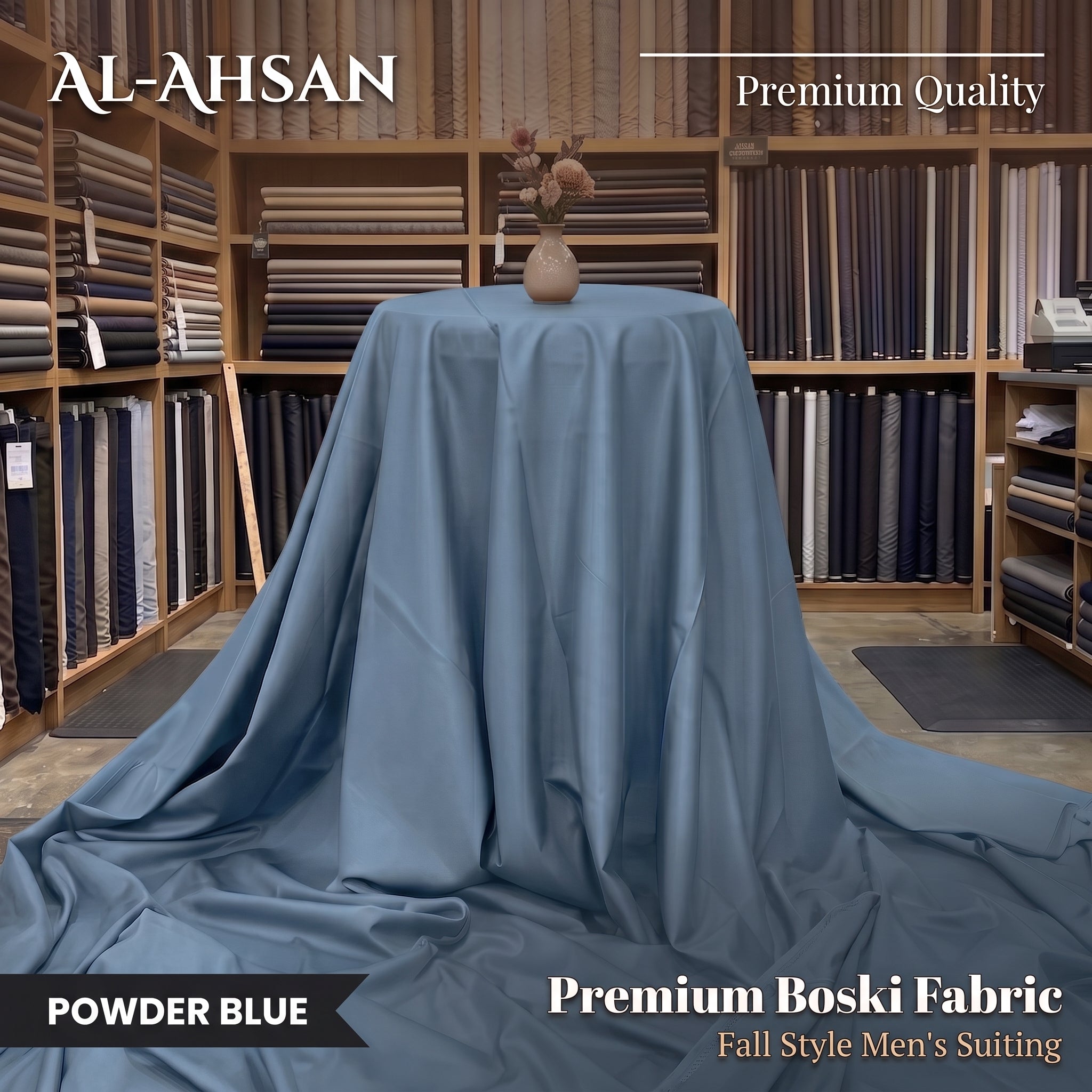 Al Ahsan Boski - Powder Blue