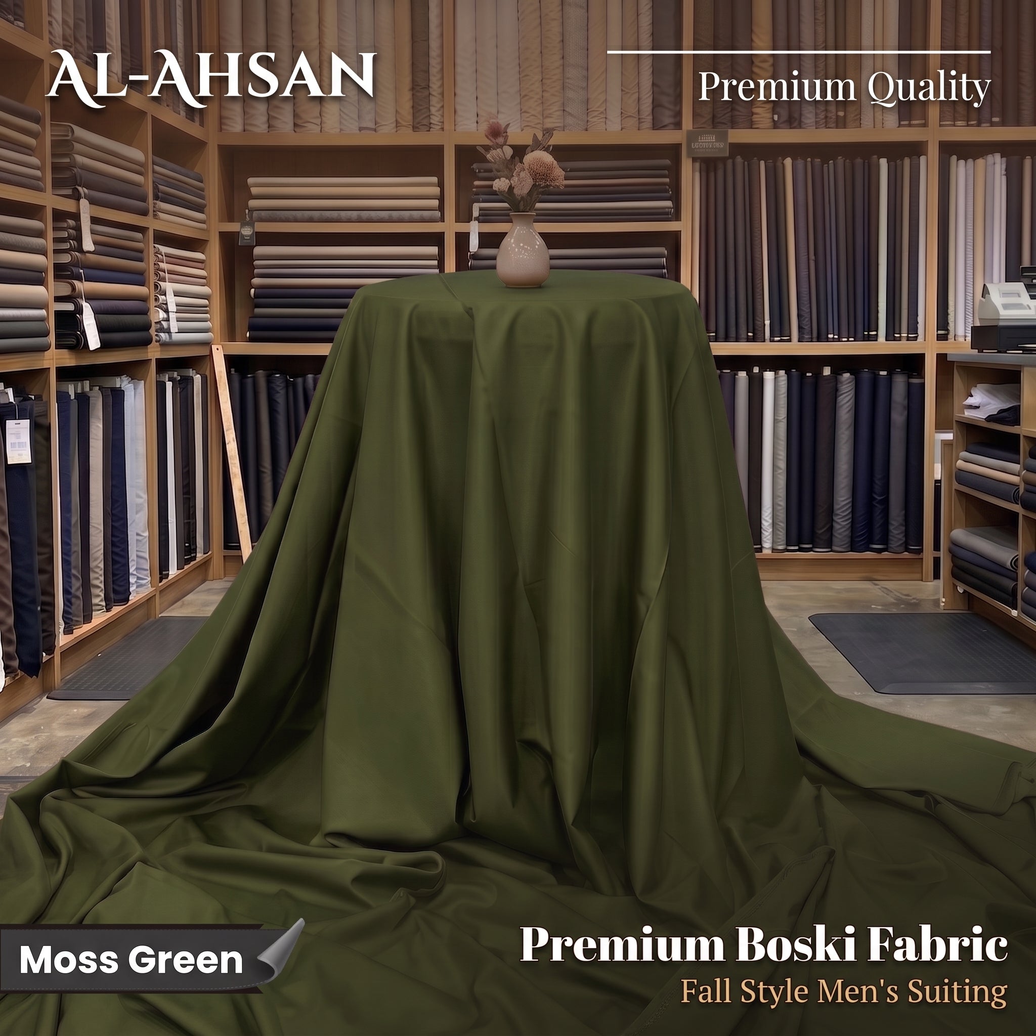 Al Ahsan Boski - Moss Green