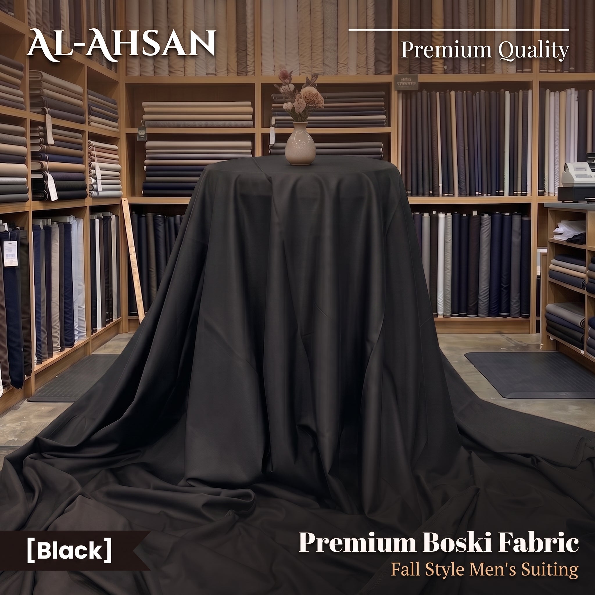 Al Ahsan Boski - Black